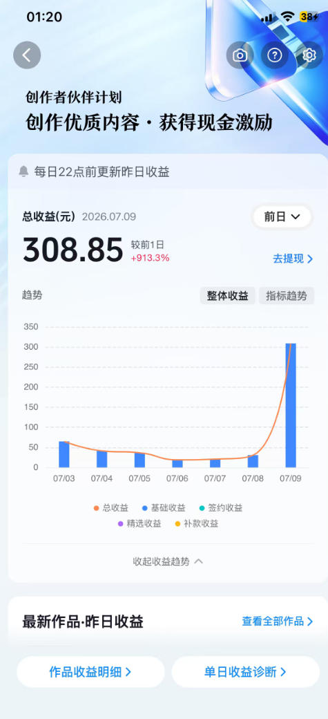 图片[3]-抖音某大佬的AI育儿真人短剧项目，吃伙伴计划+分成计划+光合计划+商单收徒等，单条收益几张-知创网