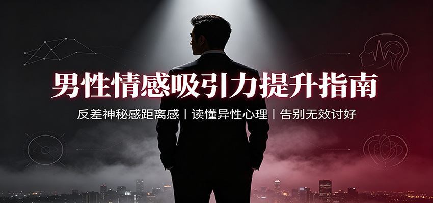 男性情感吸引力提升指南:反差神秘感距离感,读懂异性心理,告别无效讨好-知创网