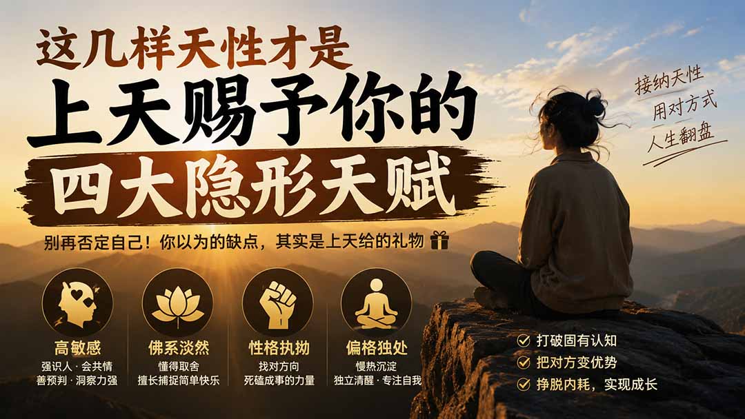 (19984期)付费文章:这几样天性才是上天赐予你的四大隐形天赋-知创网