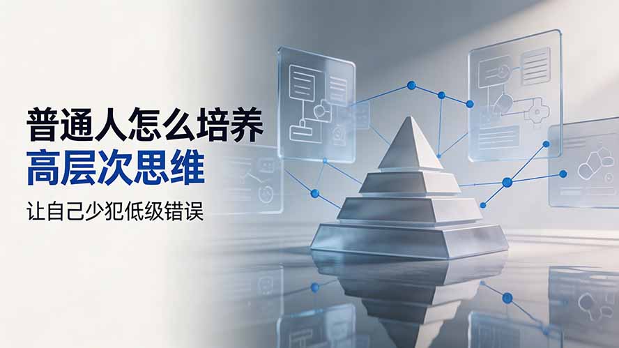 （19637期）付费文章：普通人怎么培养高层次思维，让自己少犯低级错误-知创网