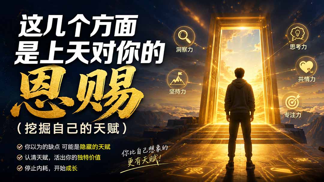 （19964期）付费文章：这几个方面是上天对你的恩赐（挖掘自己的天赋）-知创网