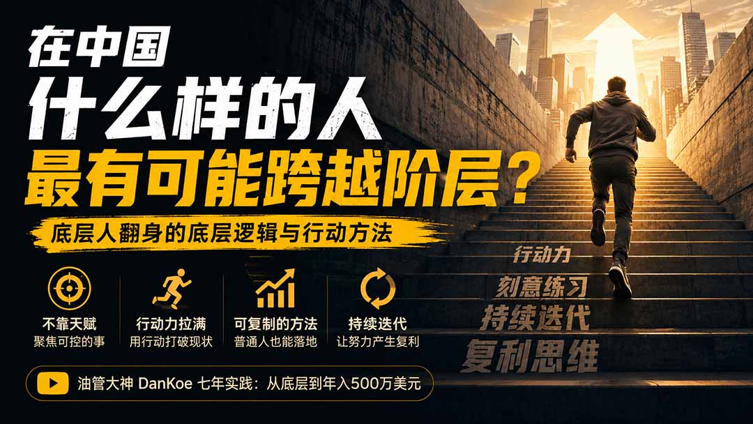 （20083期）付费文章：在中国什么样的人最有可能跨越阶层？底层人翻身的方法！-知创网