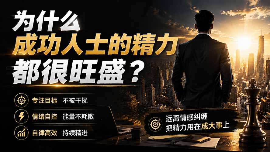 (19754期)付费文章:为什么成功人士的精力都很旺盛?-知创网