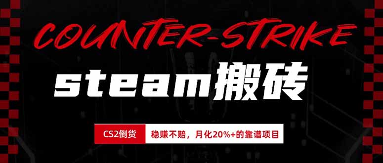 （19918期）steam搬砖，倒卖cs2饰品，达到月化20%+的收益，真正的靠谱可落地长期项目-知创网
