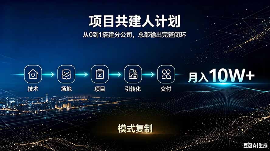 (20037期)做项目被割了100w。半年翻身。 合伙人月入10W的收入计划-知创网