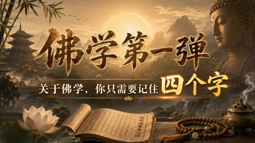 付费文章：佛学第一弹，关于佛学，你只需要记住四个字-知创网