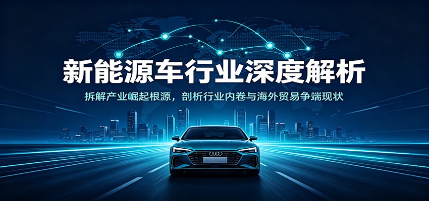 新能源车行业深度解析：拆解产业崛起根源，剖析行业内卷与海外贸易争端现状-知创网