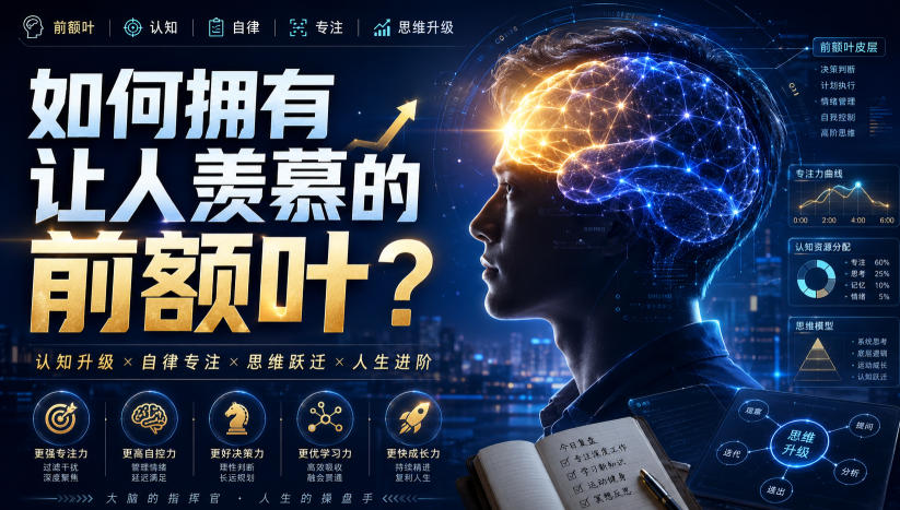 付费文：如何拥有让人羡慕的前额叶？-知创网