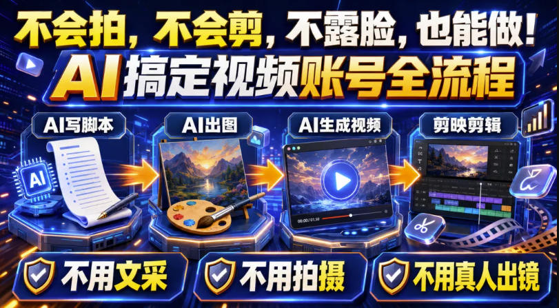 AI短视频起号实战项目，用AI做视频起号，45天涨粉12W，一条广告8.5k，广告接到手软，引流、变现两不误！-知创网