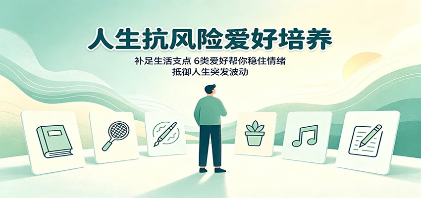 人生抗风险爱好培养:补足生活支点,6类爱好帮你稳住情绪,抵御人生突发波动-知创网