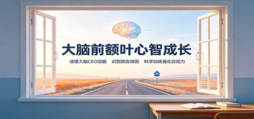 大脑前额叶心智成长：读懂大脑CEO功能，识别损伤诱因，科学训练强化自控力-知创网