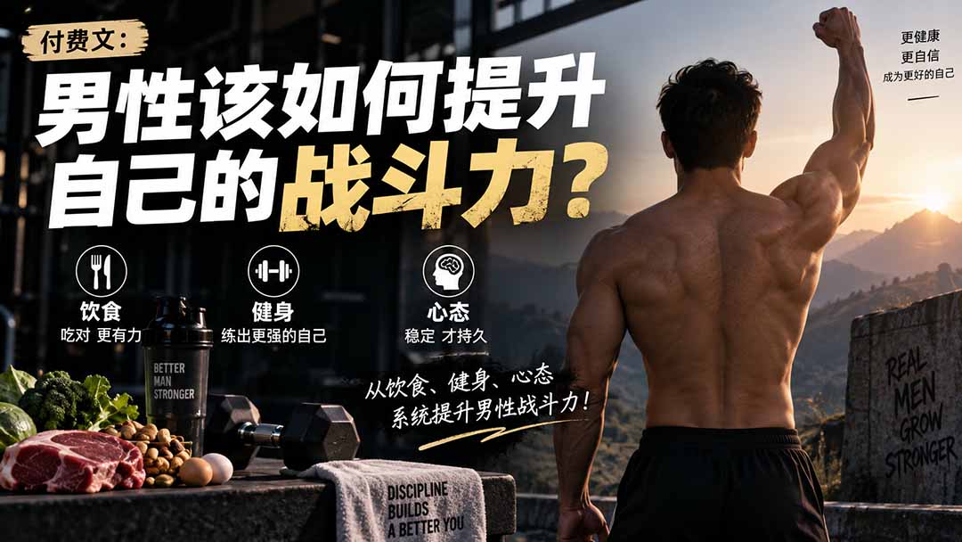 (20421期)付费文章:男性该如何提升自己的战斗力?-知创网