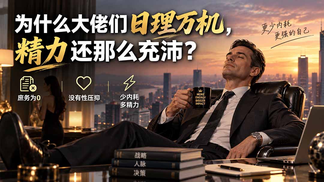 （20244期）付费文章：为什么大佬们日理万机，精力还那么充沛？-知创网