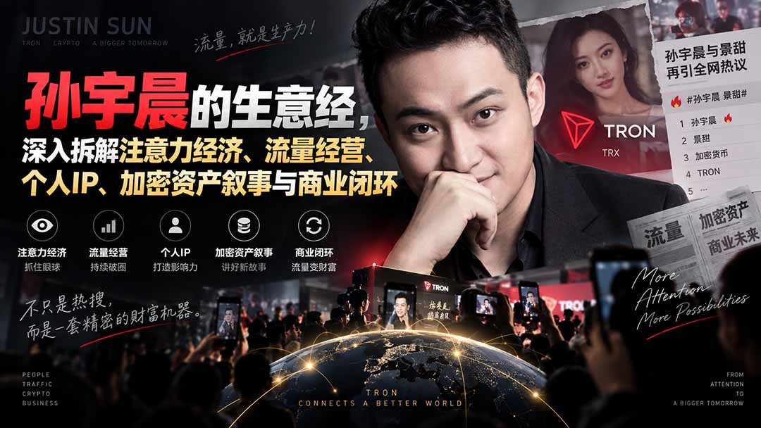 （20290期）某星球精华文章——孙宇晨的生意经，深入拆解注意力经济、流量经营、个人IP、加密资产叙事与商业闭环-知创网
