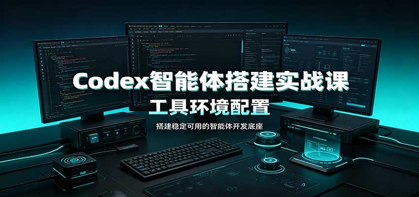 Codex智能体搭建实战课:工具环境配置,自定义技能开发,多业务自动化教学-知创网
