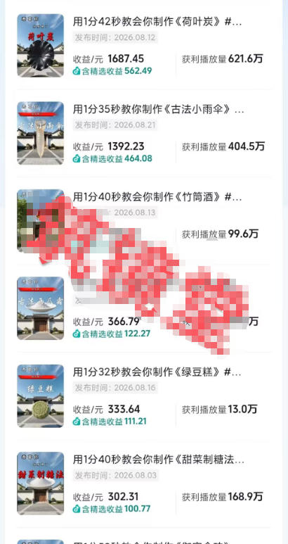 图片[2]-抖音20W粉丝博主的AI非遗知识科普教学，零基础制作非遗文化类短视频变现，解锁抖音精选独家收益-知创网