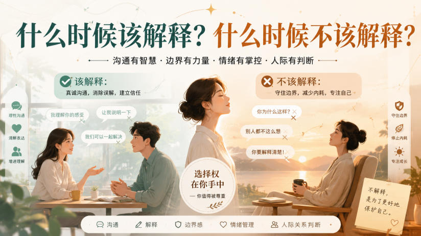 付费文章：什么时候该解释？什么时候不该解释？-知创网