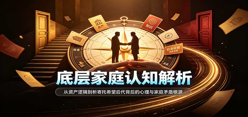 底层家庭认知解析：从资产逻辑剖析寄托希望后代背后的心理与家庭矛盾根源-知创网