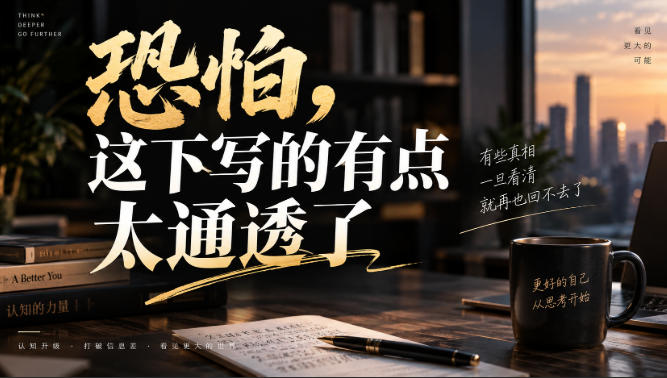 灏泽叔最新付费文章:恐怕,这下写的有点太通透了-知创网