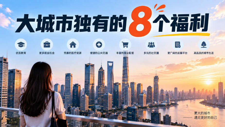 某公众号付费文章：大城市独有的8个福利-知创网