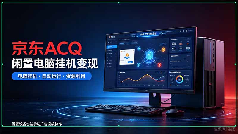 (21063期)京东ACQ是什么?闲置电脑挂机采集项目拆解-知创网