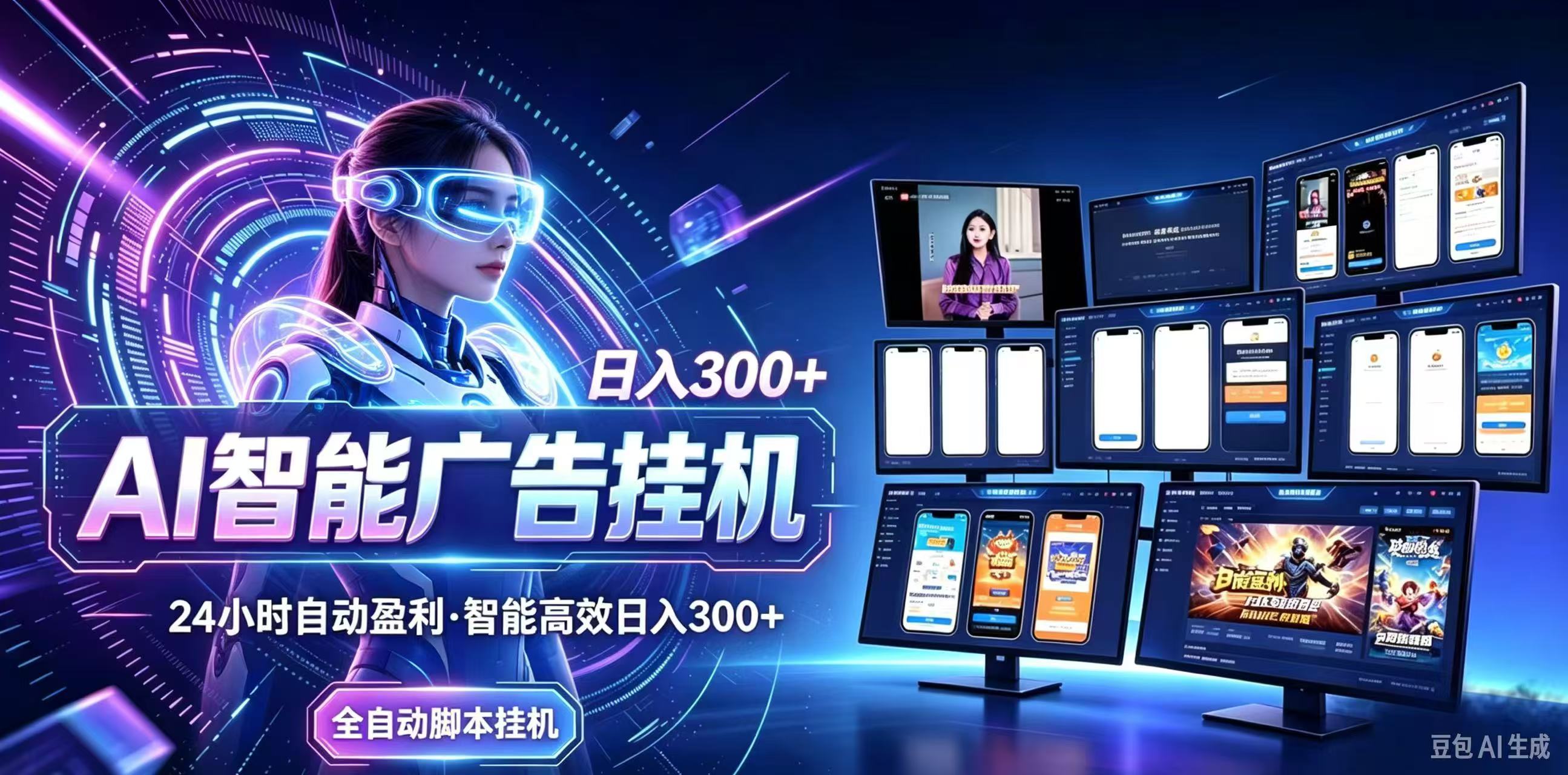 （21068期）24小时AI广告挂机｜在家就能做的被动副业-知创网