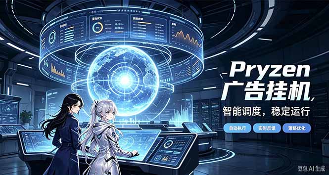 （21102期）Pryzen广告全自动挂机给自己一个交代，门槛低，零基础小白也可以快速上手-知创网