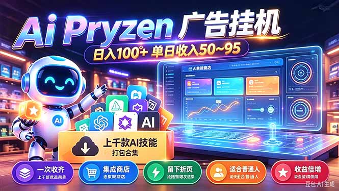（21209期）Pyrzen广告挂机， 全自动挂机风口项目， 单日50-95/天 虽然不是很暴力但是很稳-知创网