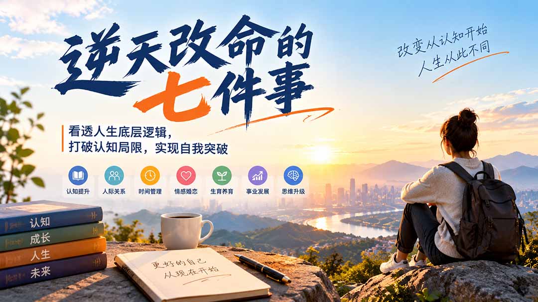 (21022期)付费文章:逆天改命的七件事,看透人生底层逻辑,打破认知局限,实现自我突破-知创网