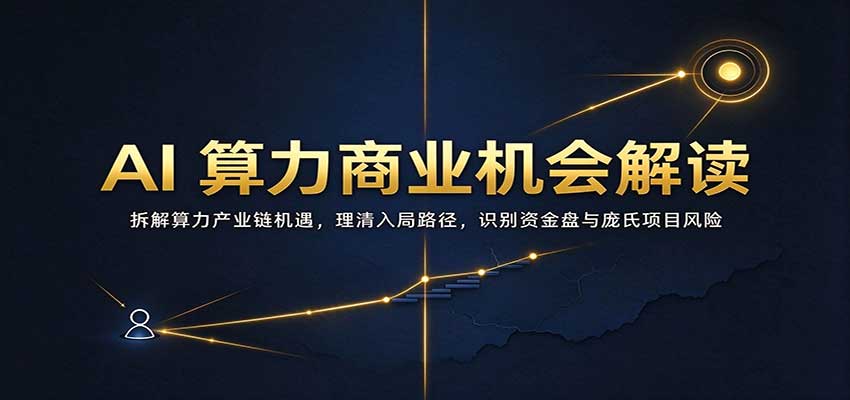 AI算力商业机会解读：拆解算力产业链机遇，理清入局路径，识别资金盘与庞氏项目风险-知创网