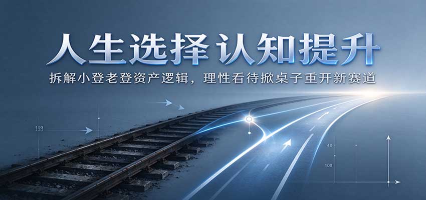 人生选择认知提升:拆解小登老登资产逻辑,理性看待掀桌子重开新赛道-知创网