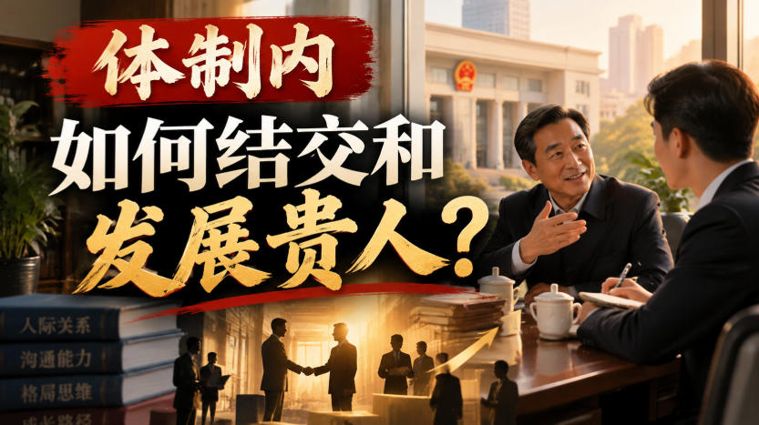 某公众号付费文章：体制内，如何结交和发展贵人?-知创网