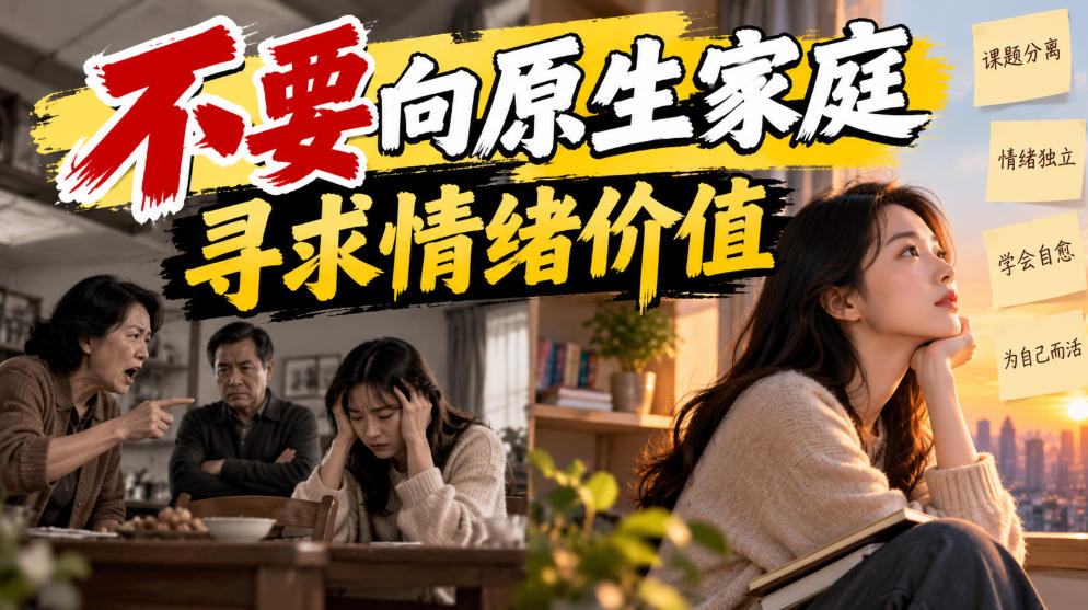 某公众号付费文章：不要向原生家庭寻求情绪价值-知创网