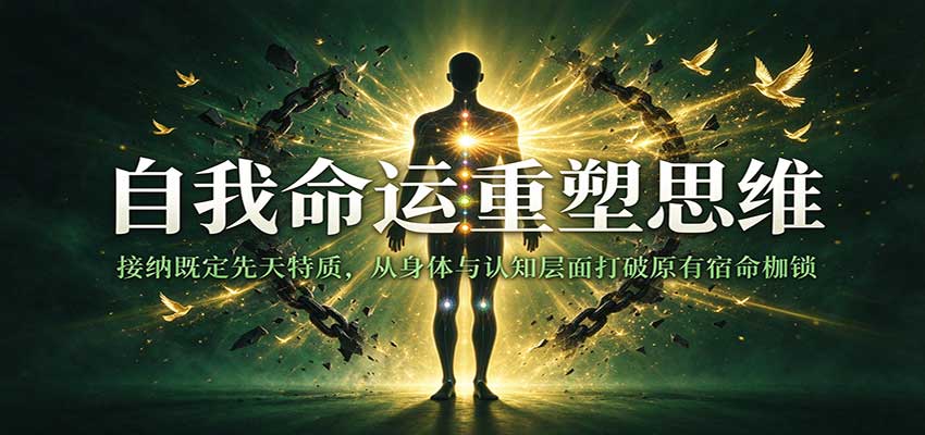 自我命运重塑思维：接纳既定先天特质，从身体与认知层面打破原有宿命枷锁-知创网