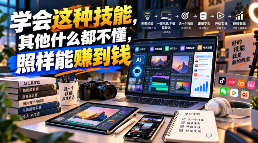 某公众号付费文章:学会这种技能,其他什么都不懂,照样能賺到钱-知创网