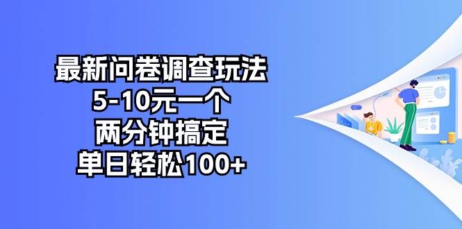 最新问卷调查玩法，5-10元一个，两分钟搞定，单日轻松100+-知创网