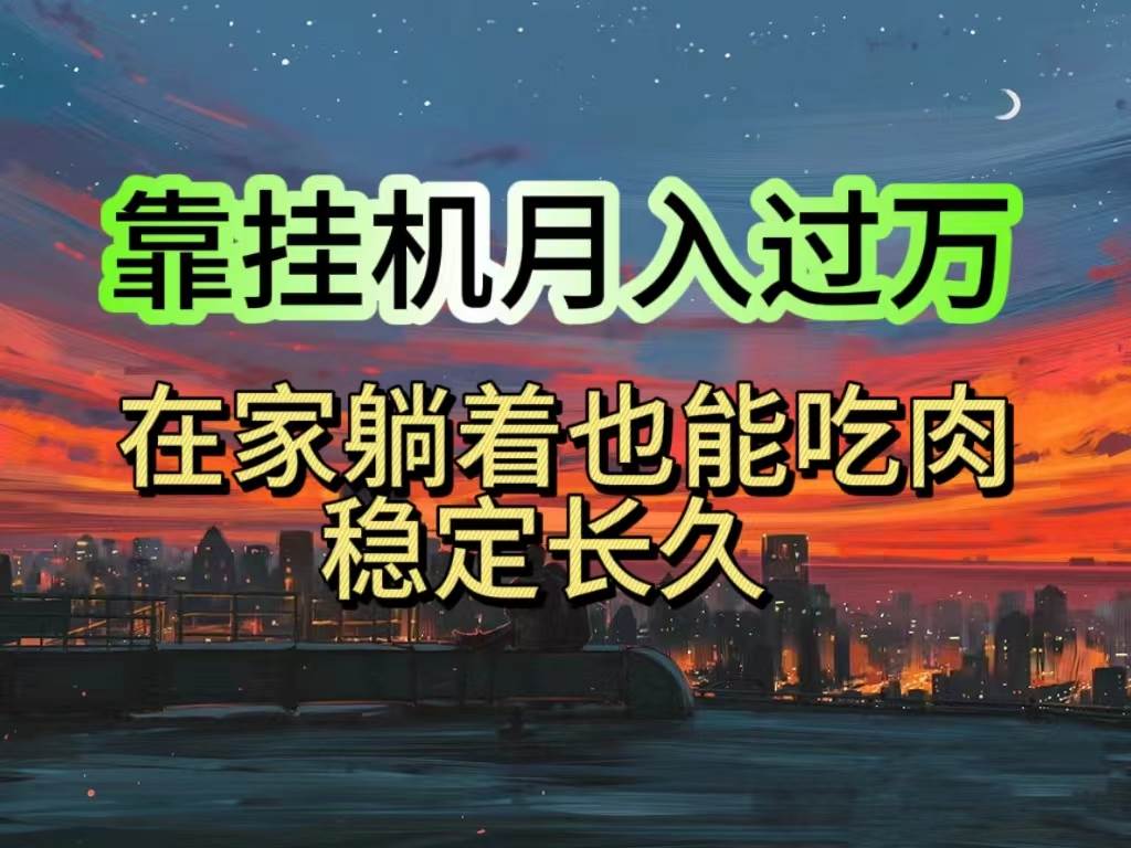 挂机项目日入1000+，躺着也能吃肉，适合宝爸宝妈学生党工作室，电脑手…-知创网