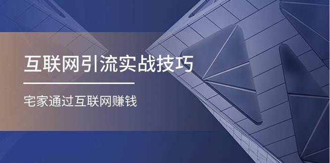 互联网引流实操技巧(适合微商，吸引宝妈)，宅家通过互联网赚钱（17节）-知创网